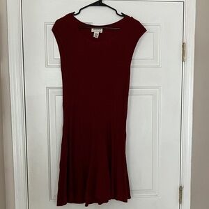 Free People Rich Red Mini Dress